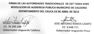Firma Caldono1