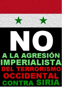 No al ataque a Siria