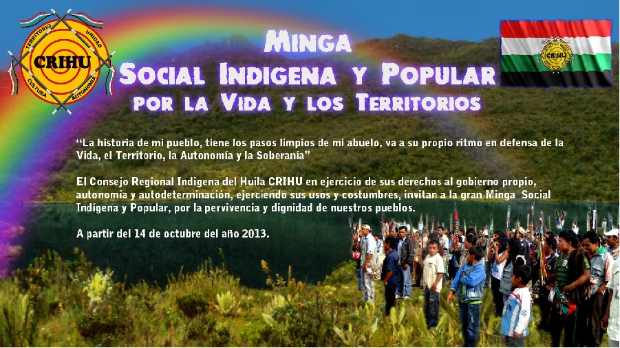 Minga Social Indígena y Popular, una simbología política – cultural