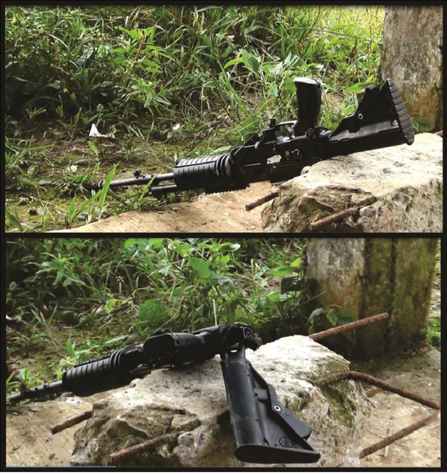 Destruido fusil en ejercicio de nuestra autonomía