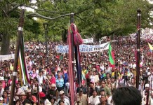 Marcha Simbólica por la Libertad de Feliciano Valencia YA!!