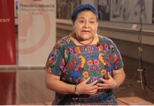 Rigoberta Menchú pide libertad para Feliciano Valencia