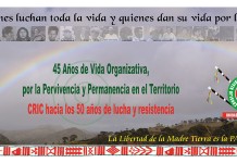 45 años, Hasta que se Apague el Sol CRIC Junta directiva 45 años
