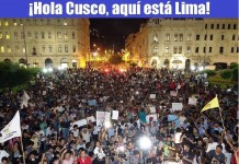 Peru: 05 Abril 2016 Marcha Nacional de los Pueblos del Perú