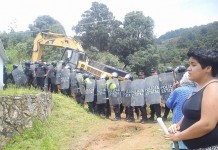 Mexico: Policia estatal destruye casas y campamento en la comunidad indígena de San Francisco Xochicuautla