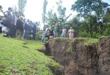 Comunidad Inga de Aponte, se encuentra en grave riesgo a causa de una inmensa grieta que está deteriorando su territorio