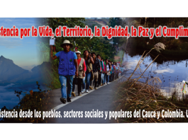 movilizacion CRIC COnsejo Regional Indigena del Cauca CRIC