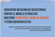 Encuentro mexicano de resistencias contra el modelo extractivo
