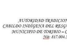 Una vez más las Autoridades Tradicionales de Nuestro Territorio ncestral somos declarados objetivo militar por parte de milicianos de las FARC