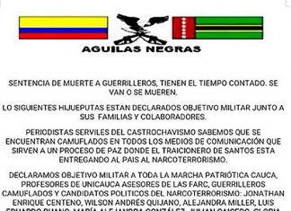 Denuncian amenazas contra líder universitario de Cali