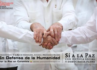 Pronunciamiento de la Red de Intelectuales, Artistas y Movimientos Sociales en Defensa de la Humanidad por la Paz en Colombia Pronunciamiento de la Red de Intelectuales, Artistas y Movimientos Sociales en Defensa de la Humanidad por la Paz en Colombia