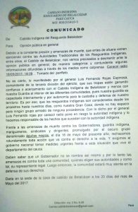 Comunicado