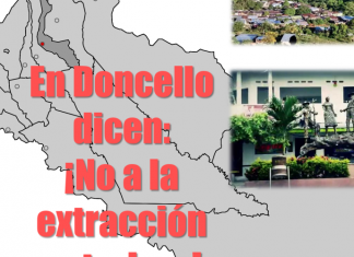 ¡No a la extracción petrolera! Acuerdan en Concejo municipal de El Doncello