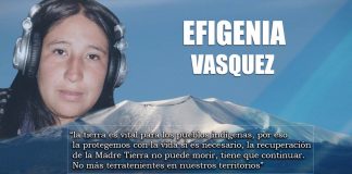 la recuperación de la Madre Tierra no puede morir, tiene que continuar