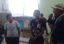 Boletín de seguimiento; Comuneros liberados en Acción Humanitaria en Cerro Tijeras municipio de Suárez