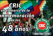 CRIC en el marco de la conmemoración de los 48 años