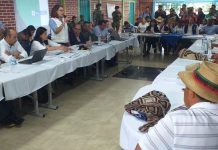 Minga Sur-Occidente exigen garantías de los DDHH al Gobierno Nacional en el corregimiento de Mondomo