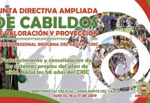 Junta directiva ampliada de cabildos de valoración y de proyección 15, 16,17 de Julio del 2019