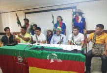 Mediante rueda de prensa las autoridades indígenas denunciaron la situación que se presenta el norte del Cauca