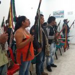 Cinco autoridades indígenas amenazados a través de un panfleto en 01
