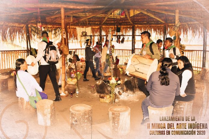 Minga del arte indigena Culturas en comunicacion inicio 04
