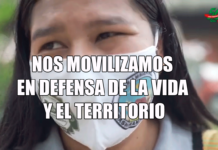 Nos movilizamos en defensa de la vida y el territorio