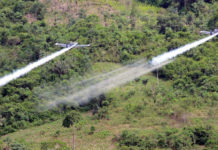Rechazo a la audiencia del Plan de Manejo Ambiental para la fumigación aérea con glifosato