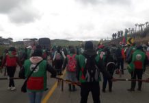 Comunidad Nasa despliega control territorial para recibir a los participantes en la conmemoración de los 50 años del CRIC