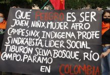 Pararnos para ser el pueblo de un país sin dueños o que nos acaben de arrodillar y matar