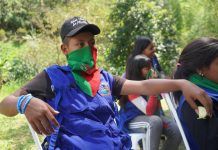Carrizales se vistió de rojo y verde para hacer memoria