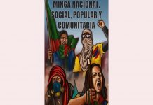 La minga nacional, Social, popular y comunitaria recorre el país