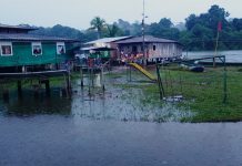 Las 127 autoridades de los diez pueblos indígenas que hacen parte del CRIC llegan a Calle Santa Rosa, ubicado en el Municipio de Timbiqui en la Costa Pacífica Caucana