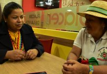 Intercambio de saberes del programa mujer con la CONAIE