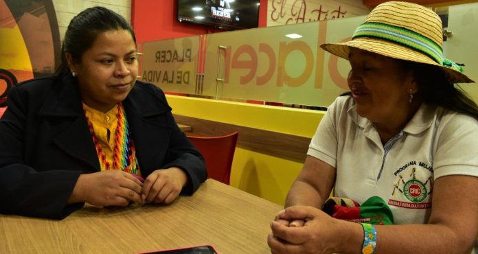 Intercambio de saberes del programa mujer con la CONAIE CRIC