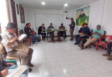 La consejería CRIC y el Cabildo Mayor del Pueblo Yanacona se reúnen en las instalaciones del Cabildo Mayor en la ciudad de Popayán