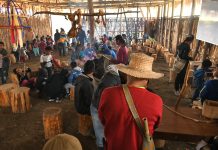 Tierra del cacique Lxiwan, se viene realizando la semana pedagógica y revitalización de la cultura ancestral Nasa