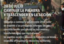 Mientras el país celebraba el día de la “independencia” el CRIC sostiene la lucha por la defensa de la vida y el territorio