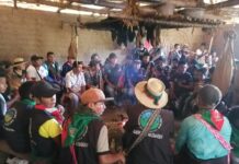 Escuela de formación Guardia Indígena de Tierradentro