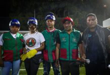 Minga Humanitaria en Santiago de Cali en defensa de la vida.